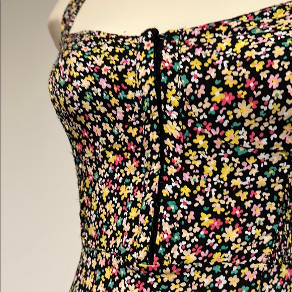 Zara Brown Tan Midi Sundress with Slit - Picture 7 of 11